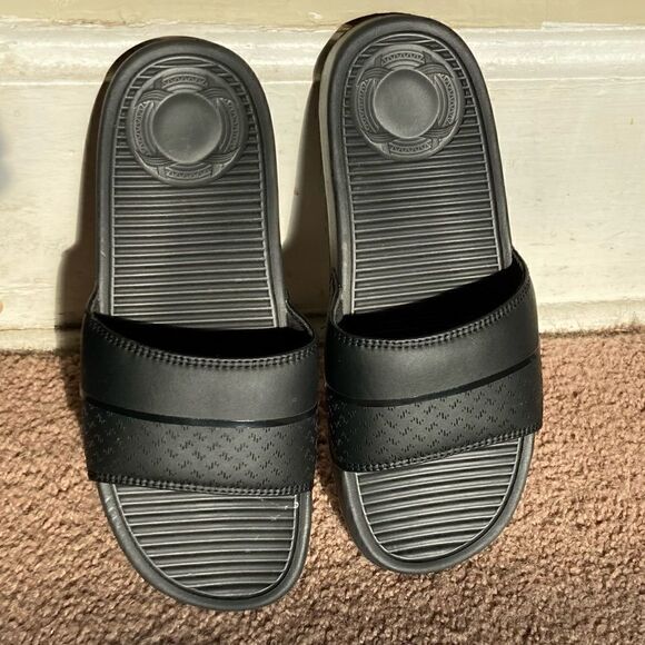 Sandalboyz Black Slides US Size 6 EUC - Picture 4 of 11